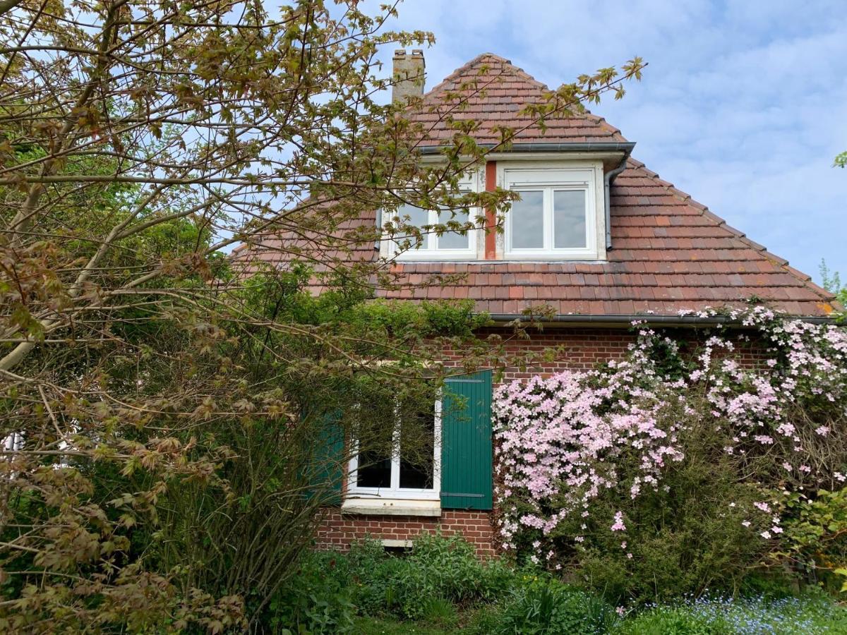 Maison De Charme En Normandie Berneval-le-Grand Exteriör bild