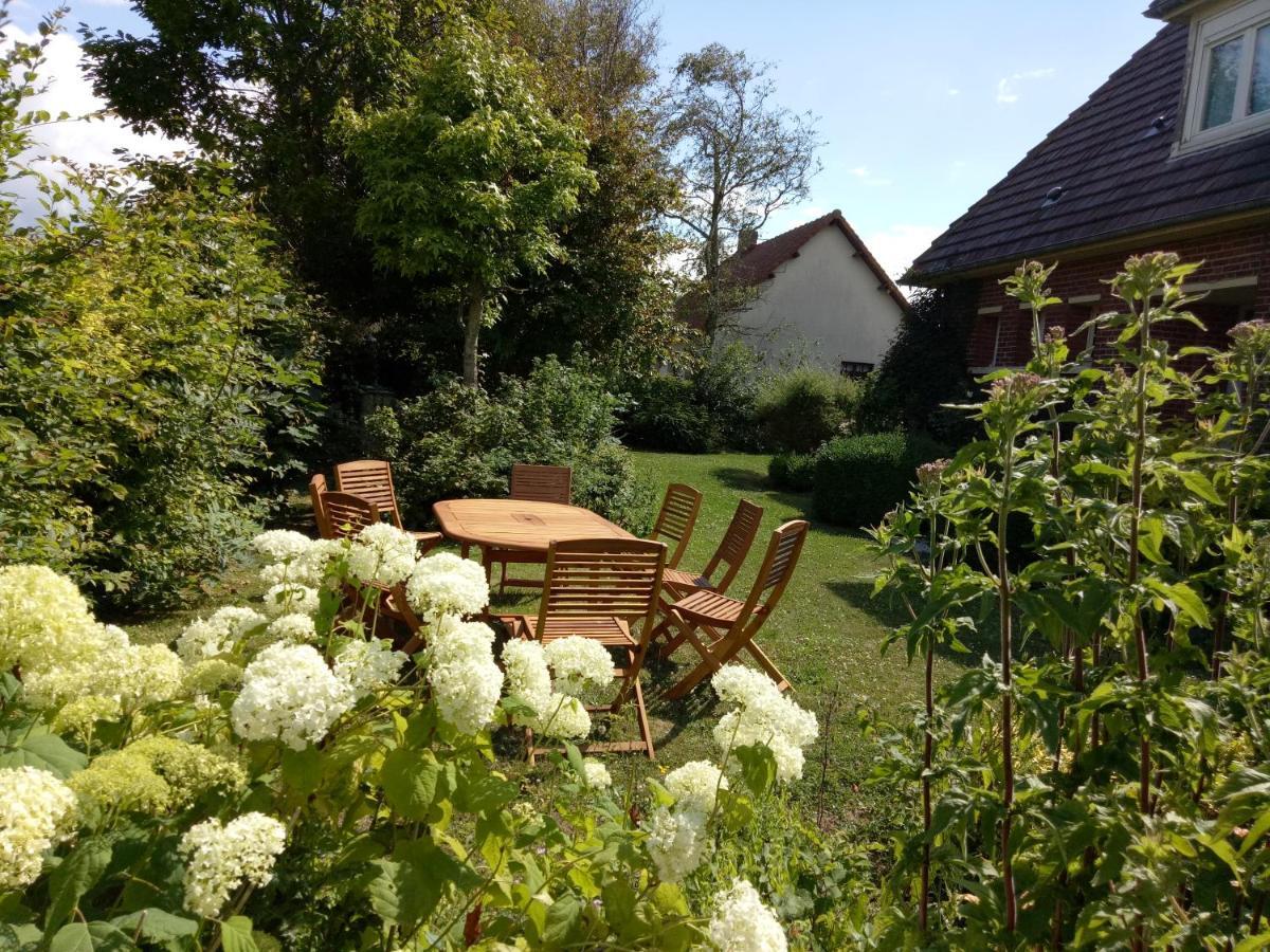 Maison De Charme En Normandie Berneval-le-Grand Exteriör bild